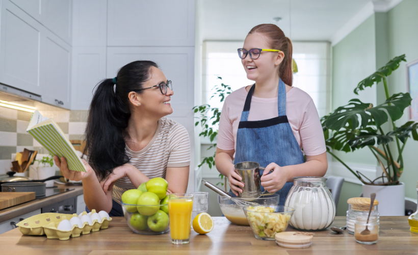 teen cooking